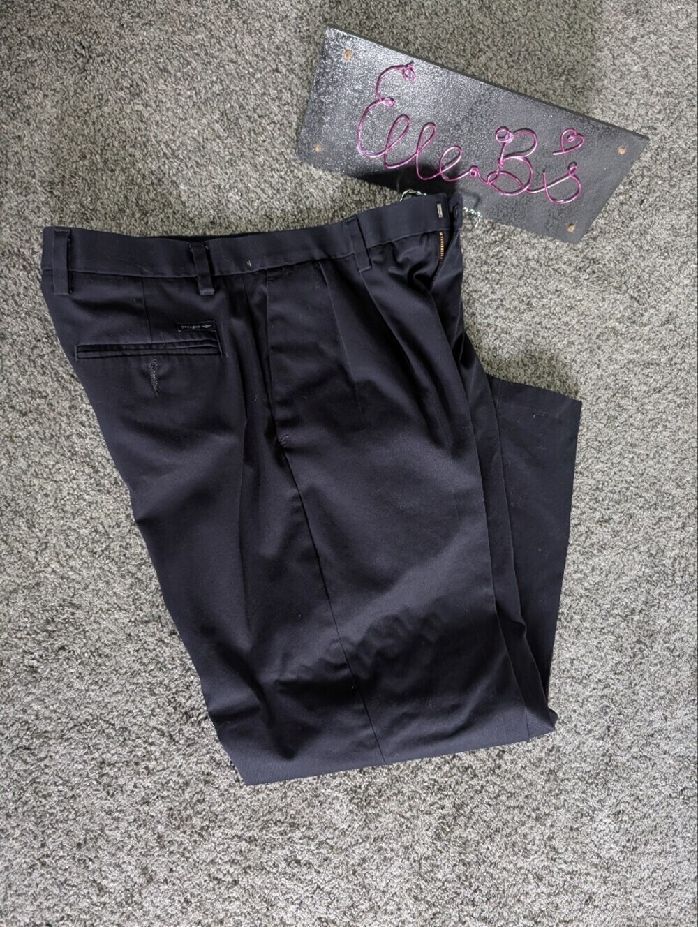 Nwot Men's Navy Chino Khaki Pants 33x30